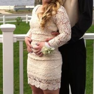 Beautiful cream lace dress